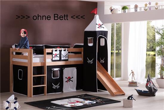 Vorhang Mit Turmzelt Stoff Für Hochbett Spielbett