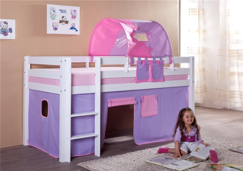 Vorhang Für 3 Seiten Stoff Für Hochbett Spielbett